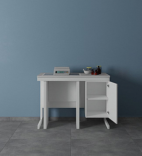 Стол весовой комбинированный - открытые дверцы